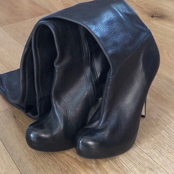 TOPSHOP Barley Over the Knee Platform Thigh High Boots sz 8.5 - Picture 3 of 14